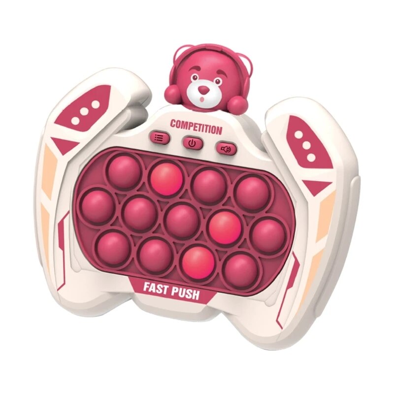 Streess Relief Press Bubble Handheld Game Console Toy Novelty WhackaMole Sensory Quick Push Toy Kids Fine Motor Skill Electronic Dropshipping ShopOnlyDeal