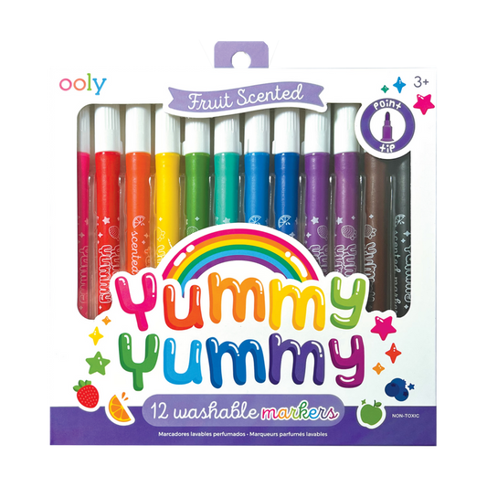 Ooly - Yummy Yummy Fruit Scented Markers - 12PK