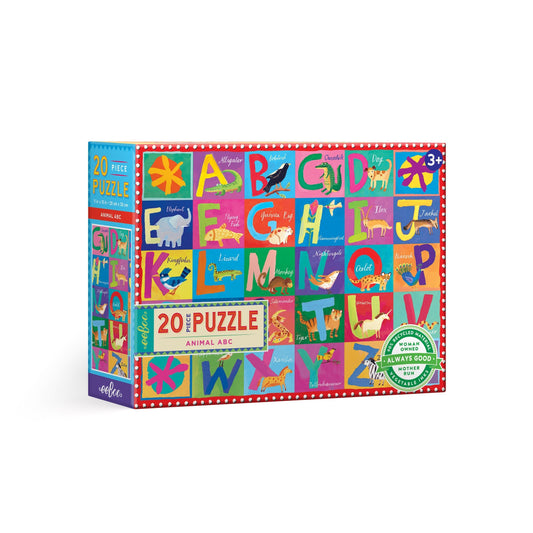 20 Piece Big Puzzle - Animal ABC