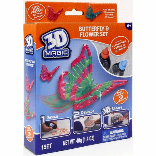 3D Maker Butterfly & Flower Set