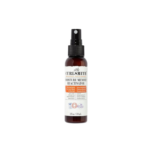 CURLSMITH - Moisture Memory Reactivator - Vegan Refresher Leave In Conditioner for Wavy, Curly and Coily Hair (2oz) Travel or Trial Size