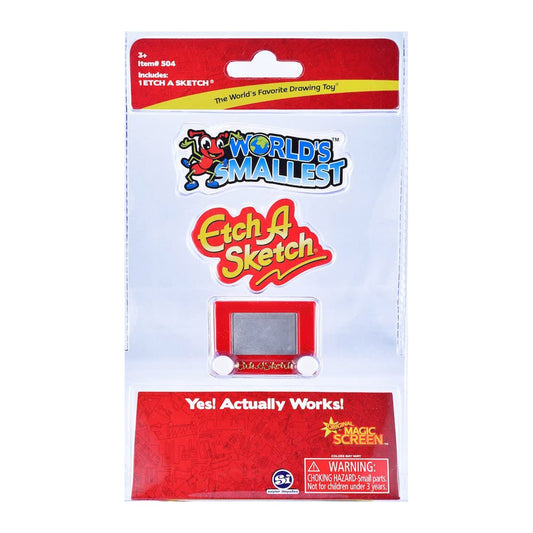 World's Smallest Etch A Sketch Figure