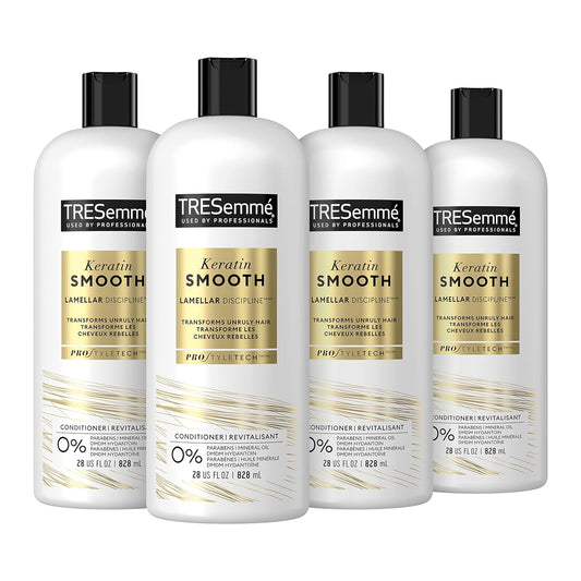 TRESemmé Conditioner 4 Count for Frizzy Hair Formulated with Lamellar-Discipline 28 oz