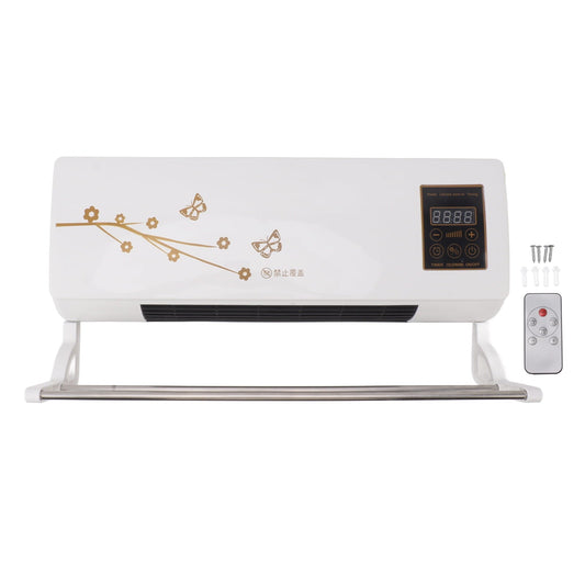 Air Conditioner Wall Mount Air Conditioner and Heater for Bedroom Living Room US Plug 110V For Home