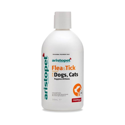 Aristopet Flea and Tick Shampoo for Dogs and Cats 500ml