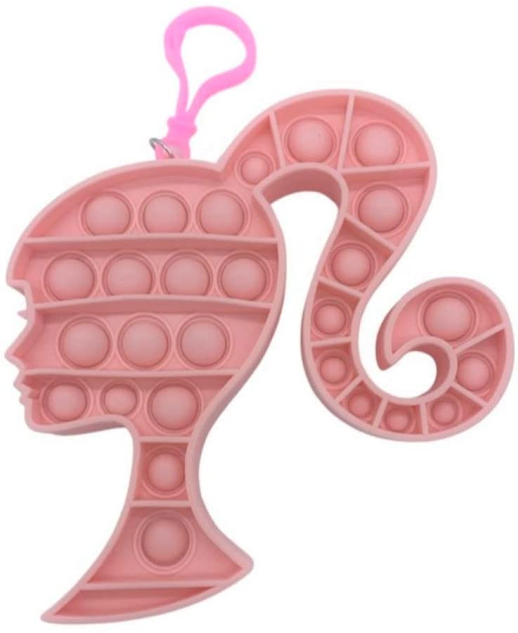 Barbie Pink Popper Fidget Clip Keychains - Aura In Pink Inc.