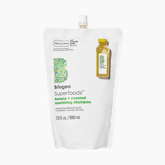 Superfoods Banana + Coconut Nourishing Shampoo Jumbo Refill