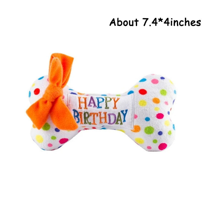 Squeaky Dog Toy - Birthday Cake GROOMY