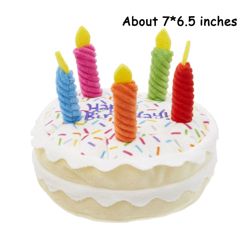 Squeaky Dog Toy - Birthday Cake GROOMY