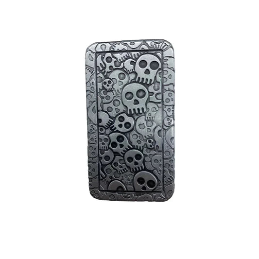 Metal Skull Push Slider Stress Relief Toy Anti Stress EDC Top Spinning Poker Toys Portable Decompress Magnetic Toys Adults Gifts ShopOnlyDeal