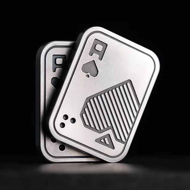 Metal Skull Push Slider Stress Relief Toy Anti Stress EDC Top Spinning Poker Toys Portable Decompress Magnetic Toys Adults Gifts ShopOnlyDeal