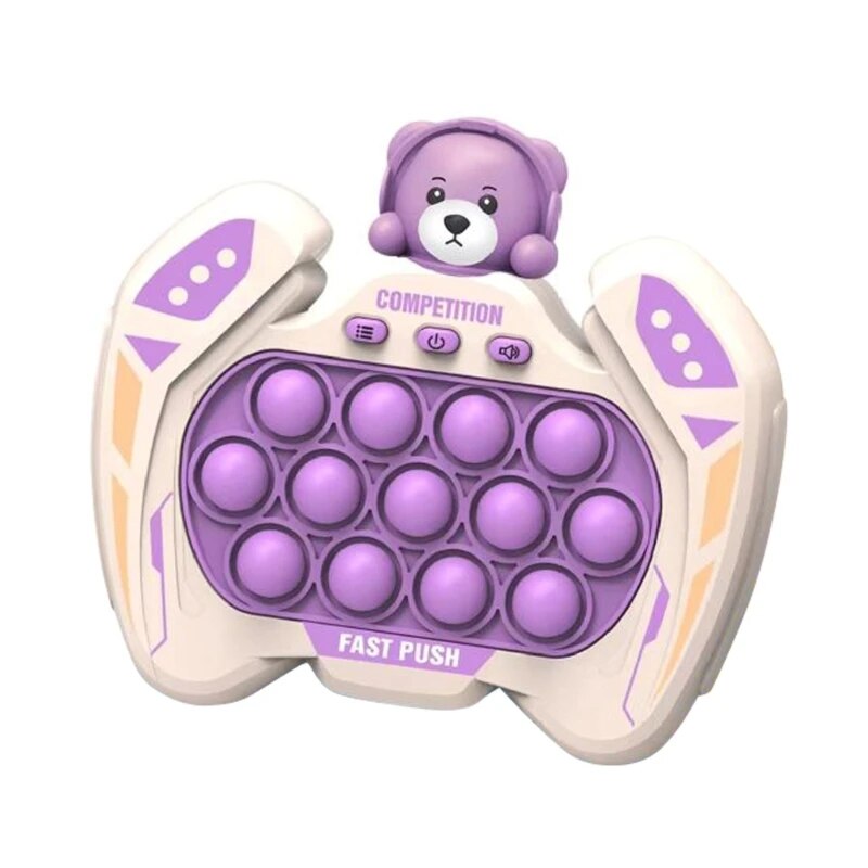 Streess Relief Press Bubble Handheld Game Console Toy Novelty WhackaMole Sensory Quick Push Toy Kids Fine Motor Skill Electronic Dropshipping ShopOnlyDeal