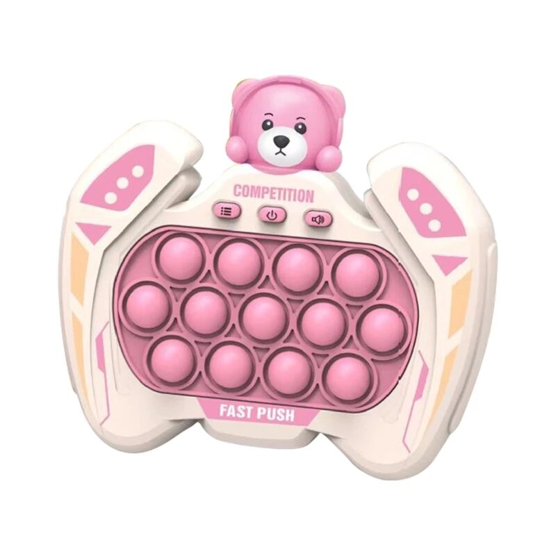 Streess Relief Press Bubble Handheld Game Console Toy Novelty WhackaMole Sensory Quick Push Toy Kids Fine Motor Skill Electronic Dropshipping ShopOnlyDeal