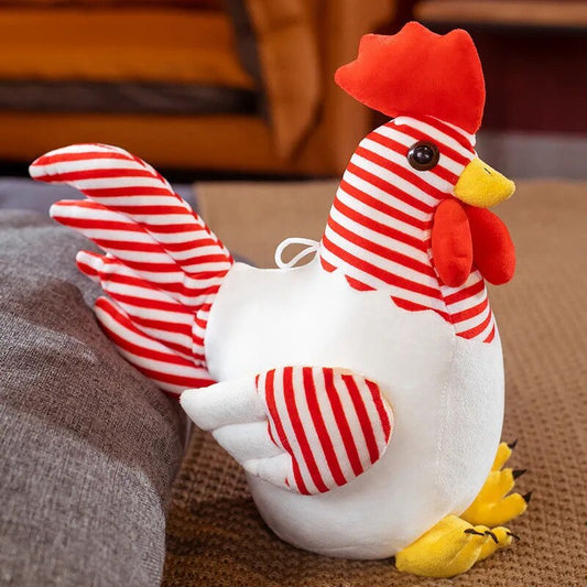Realistic Plush Toy Rooster Chicken Plush Toys Stuffed Animal Plush Doll Kawaii Gifts for Kids Hug Toys Lovely Room Decoration Toy Kids Baby Gifts Store