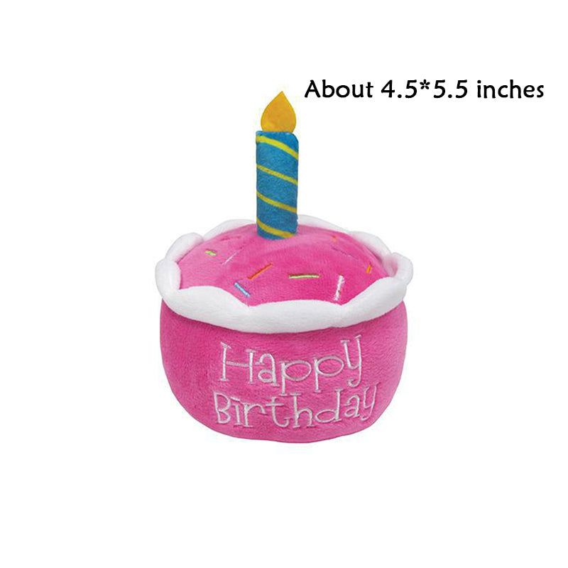 Squeaky Dog Toy - Birthday Cake GROOMY