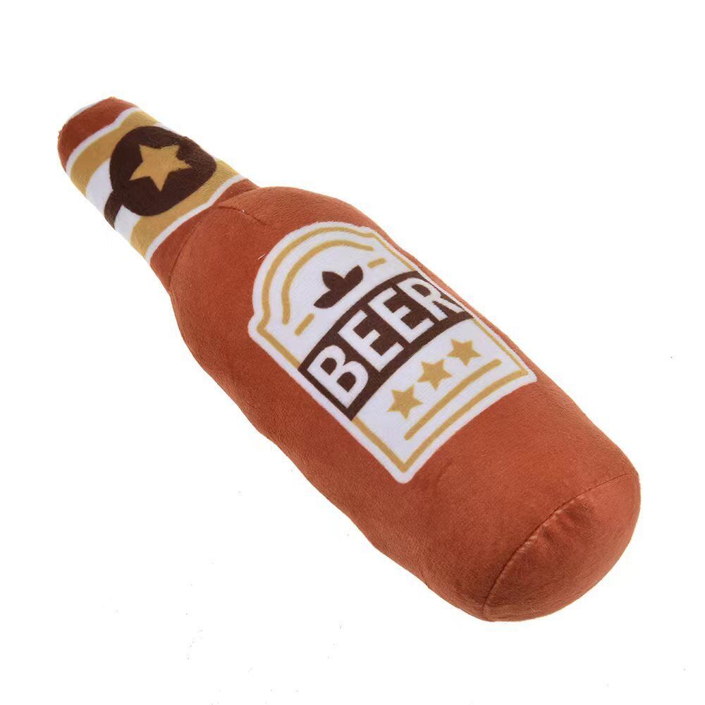 Beer Bottle Shape Squeaky Toy GROOMY