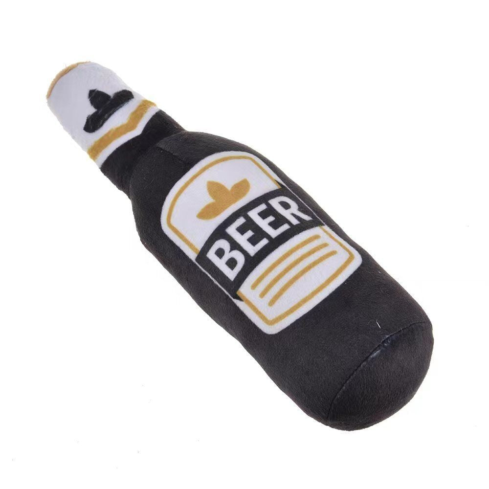 Beer Bottle Shape Squeaky Toy GROOMY