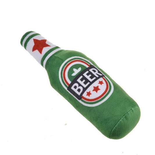 Beer Bottle Shape Squeaky Toy GROOMY