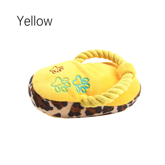 Slippers, Elephants, and chicken oh my! Plush Dog Toy GROOMY