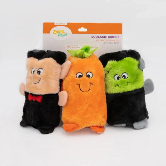 Zippy Paws Halloween Colossal Buddies Dog Toy 3 Pack***
