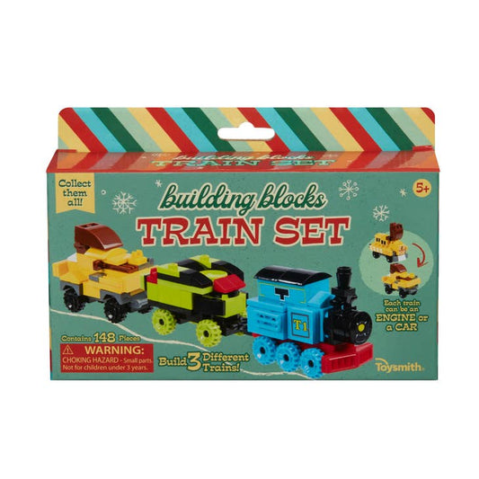 Toysmith - Building Blocks Train Set