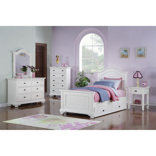 Brook Youth White Dresser