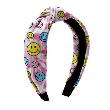 Top Trenz Inc. - Knot Headband - Happy Face