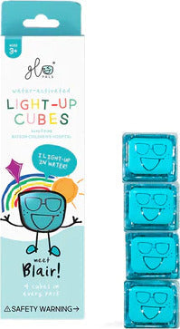 Blair Light-Up Blue Cubes 4 Pack