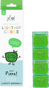 Pippa Light-Up Green Cubes 4 Pack