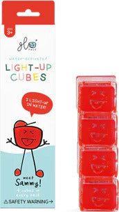 Sammy Light-Up Red Cubes 4 Pack