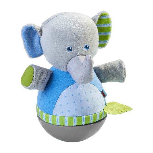 Haba Roly Poly Elephant Wobbling Soft Baby Toy