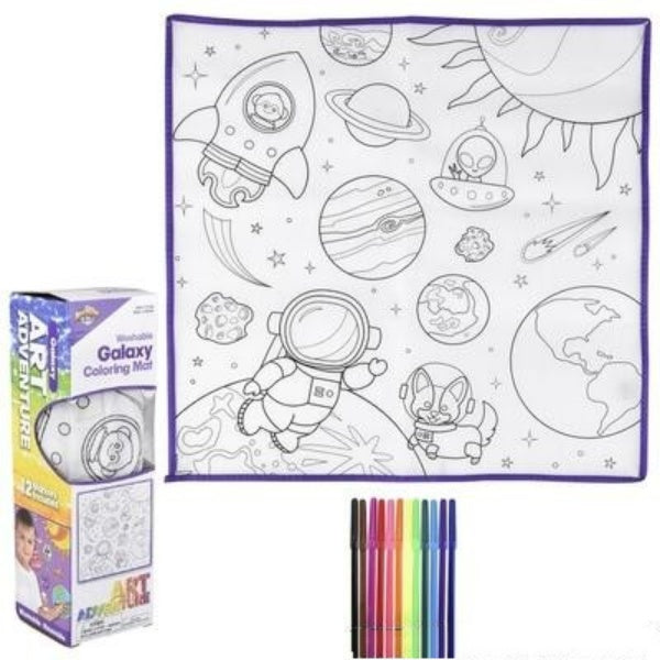 19.5" Space Washable Doodle Mat