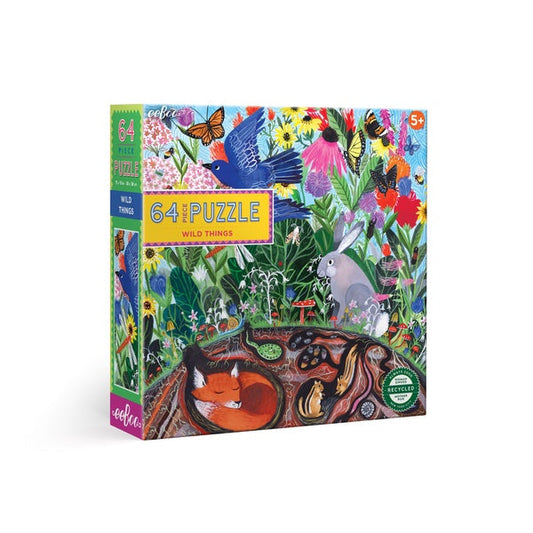 64 Piece Puzzle - Wild Things